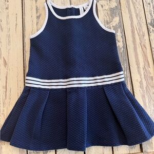 Janie and Jack pleated navy dress